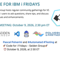 Pascal Polverini and Automated Testing at Code for i Fridays – with Alan Seiden